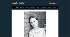 Desktop Screenshot of jenniferwalkersoprano.com